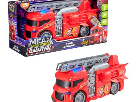 Teamsterz Mean Machines Light And Sound Fire Engine For Cheap