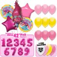 Trolls Poppy Deluxe Balloon Bouquet on Sale