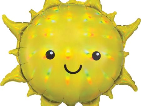 Sun Iridescent SuperShape Balloon 68cm on Sale