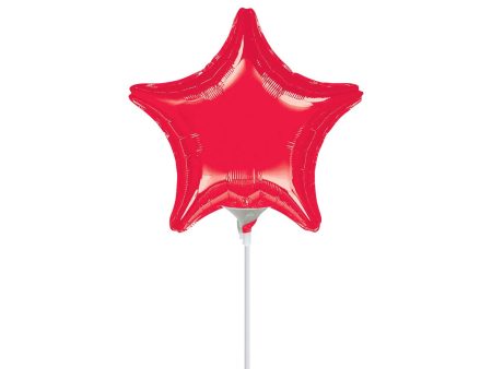 Red Star Foil Balloon 9in on Sale