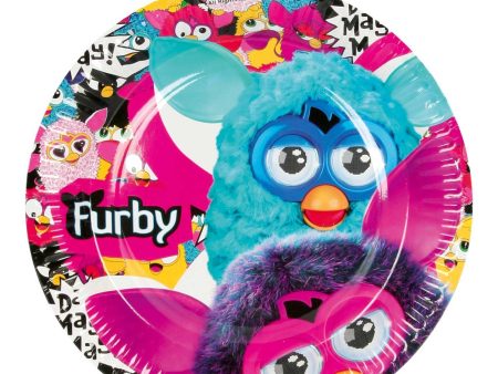 Furby Plates 9in, 8pcs Online