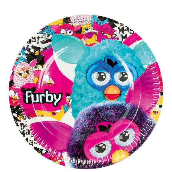 Furby Plates 9in, 8pcs Online