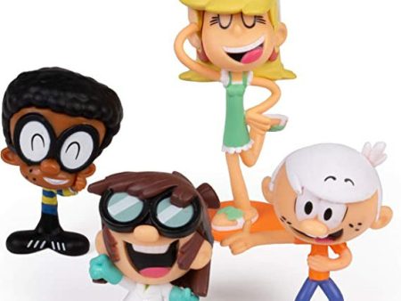 The Loud House Figure 4 Pack - Lincoln, Clyde, Lisa, Leni Online Hot Sale