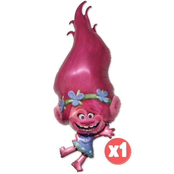 Trolls Poppy Deluxe Balloon Bouquet on Sale