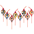 Power Rangers Mega Force Drinking Straws 8pcs Supply