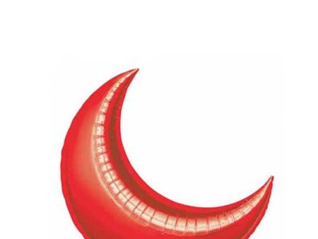 Red Crescent Mini Shape Balloon Discount