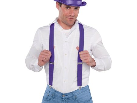 Purple Suspenders Sale