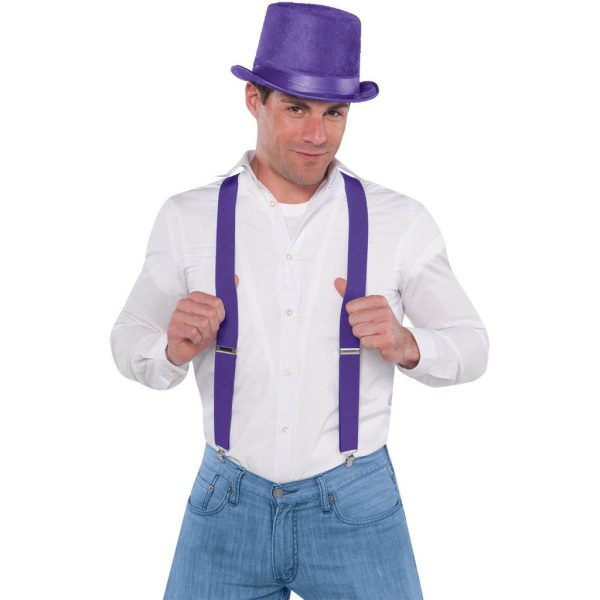 Purple Suspenders Sale