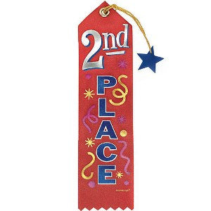 2nd Place Recognition Ribbon Sale