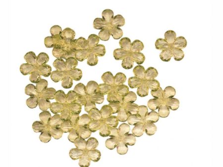 Yellow Sunshine Gems Acrylic Flowers Confetti Sale