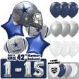 NFL Dallas Cowboys Football Party Balloon Kit For Discount