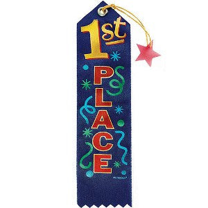 1st Place Recognition Ribbon Supply