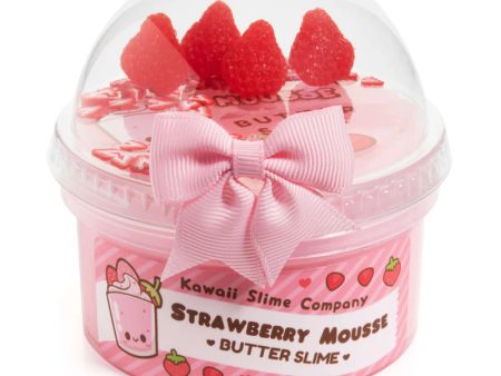 Strawberry Mousse Butter Slime Fashion