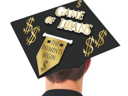 Game Of Loans Grad Cap Decorating Kit 1pc on Sale