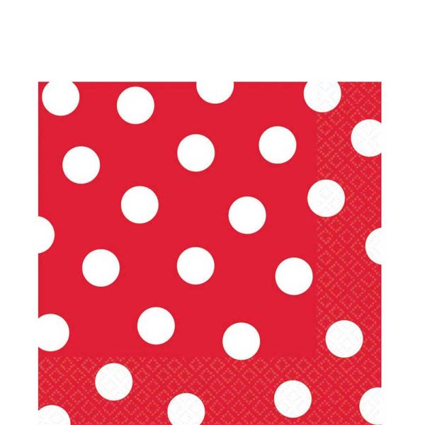 Apple Red Dots Lunch Tissues 16pcs Hot on Sale