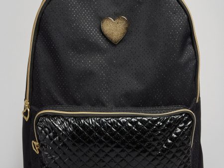 AW24 GIRLS GLITTER HIGH SHINE PU POCKET BTS BACKPACK Hot on Sale