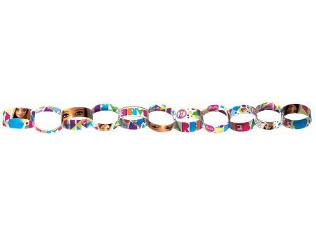 Barbie Sparkle Chain Garland 11ft, 48links Online now