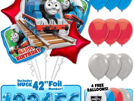 Thomas the Train Deluxe Balloon Bouquet Cheap