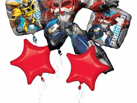 Transformers Balloon Bouquet 5pcs on Sale