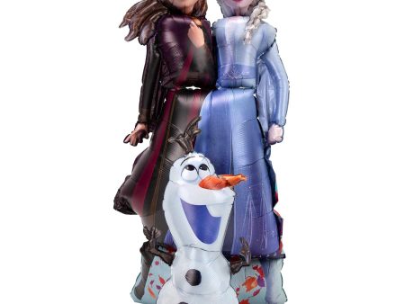 Frozen 2 Elsa, Anna and Olaf Airwalkers Balloon 68x147cm Supply