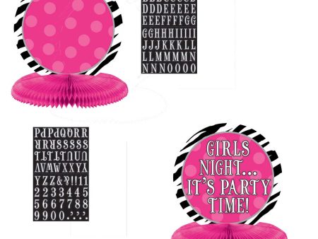 Zebra Party Honeycomb Centerpiece Fashion