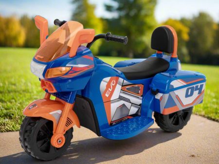 EVO 6v Kids Electric Ride-On Zoom Sports Bike - Blue Online