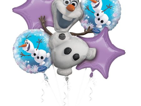 Disney Frozen Olaf Balloon Bouquet 5pcs Online Sale