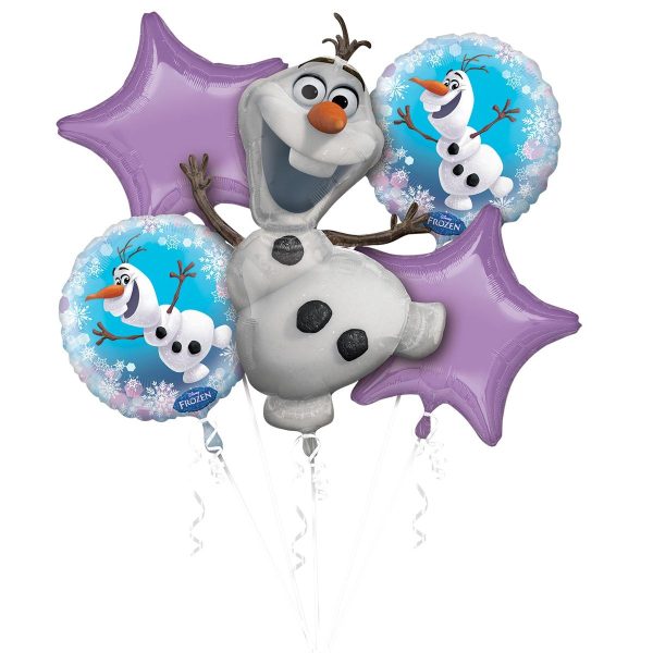 Disney Frozen Olaf Balloon Bouquet 5pcs Online Sale