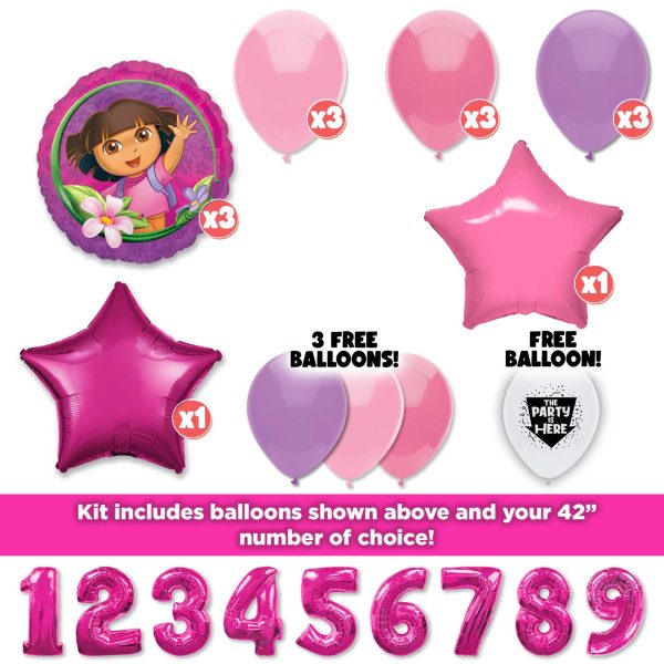 Dora the Explorer Tropical Adventure Balloon Kit Online