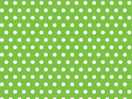 Polka Dot Kiwi Gift Wrap 16ft x 30in For Cheap