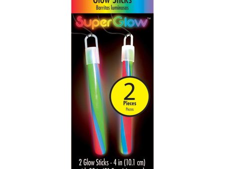 Swizzle Glow Sticks Necklace 4in, 2pcs Online