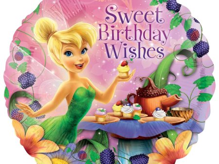 Tinker Bell Happy Birthday Wishes Foil Balloon 18in Online Hot Sale