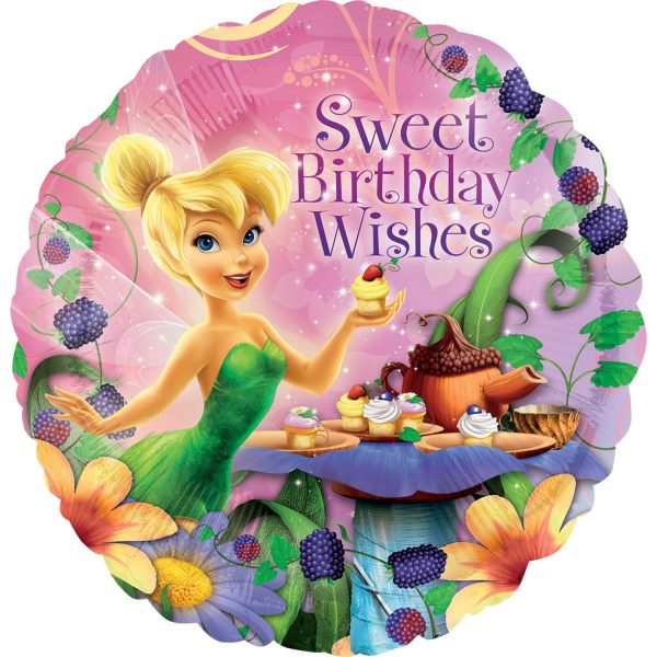 Tinker Bell Happy Birthday Wishes Foil Balloon 18in Online Hot Sale