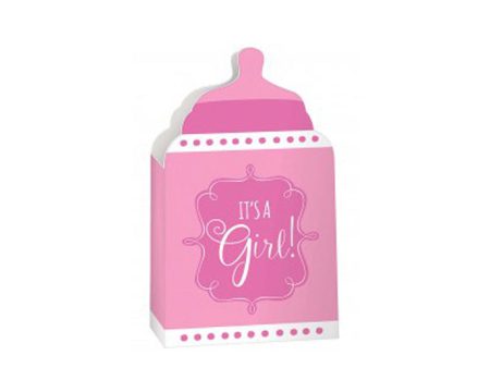 Baby Shower Girl Bottle Paper Containers 24pcs Online Sale