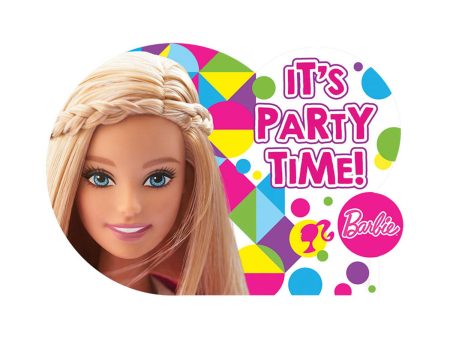 Barbie Sparkle Postcards Invites For Discount