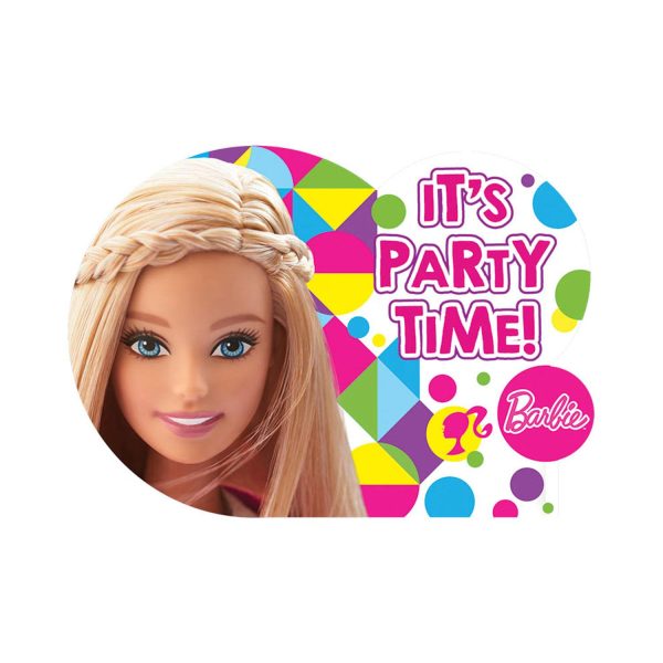 Barbie Sparkle Postcards Invites For Discount