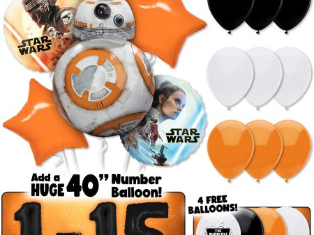 Star Wars BB-8 Lightside vs. Darkside Balloon Bouquet Kit Online now