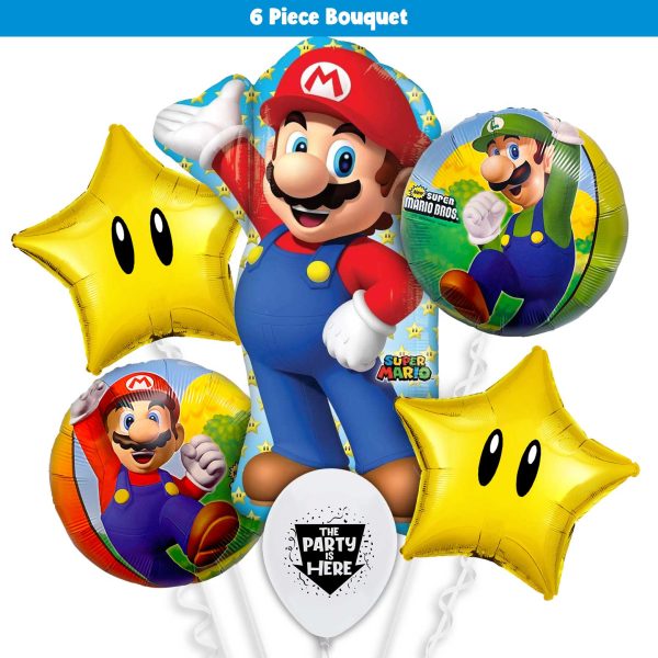 Super Mario Bros. Deluxe Balloon Bouquet Kit Online