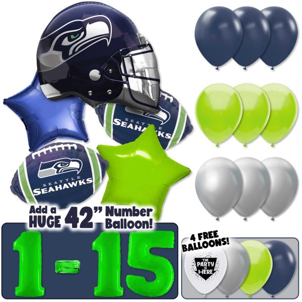 NFL Seattle Seahawks Football Party Balloon Kit For Sale