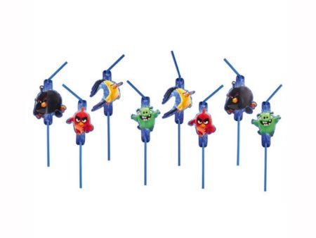 Angry Birds Movie Drinking Straws 8pcs For Sale