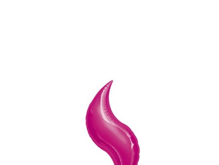 Fuchsia Curve Mini Shape Balloon 19in Online Hot Sale