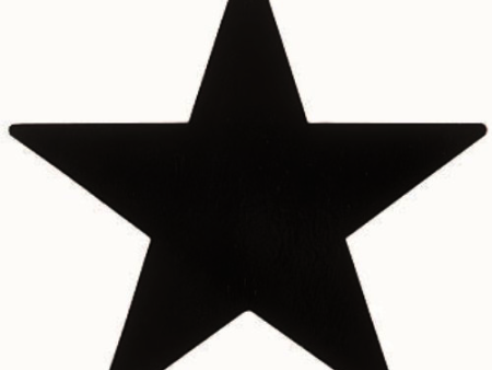 Jet Black Star Foil Cutout 12in Cheap