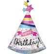 Happy Birthday Sparkle Banner SuperShape 68x91cm Supply