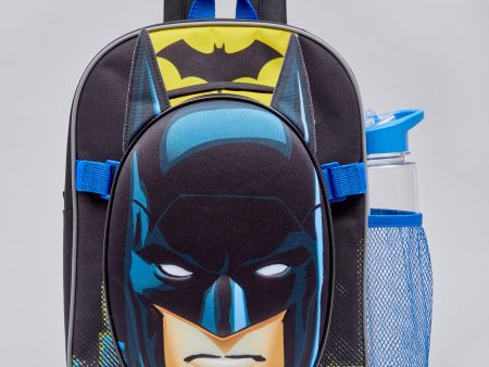 BATMAN PRESTON DIAMOND BACKPACK WITH LUNCH BAG AND WATER BOTTLE SET Supply