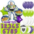 Buzz Lightyear Toy Story Birthday Balloon Bouquet Kit For Cheap