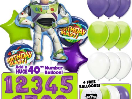 Buzz Lightyear Toy Story Birthday Balloon Bouquet Kit For Cheap