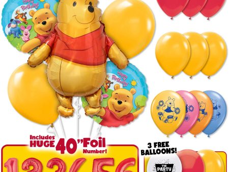 Winnie the Pooh Deluxe Balloon Bouquet Sale