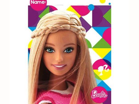 Barbie Sparkle Folded Plastic Loot Bags 8pcs Online now