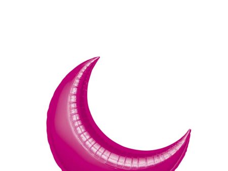 Fuchsia Crescent Mini Shape Balloon 17in Cheap