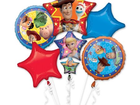 Toy Story 4 Balloon Bouquet 5pcs Supply